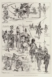 Het Koninklijk Militair Toernooi in de Agricultural Hall, Islington