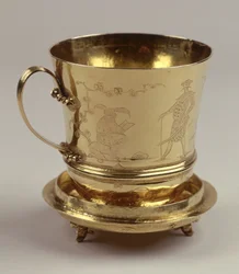 Gouden Chocoladebeker