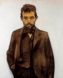 Portret van Amadeo Vives, componist