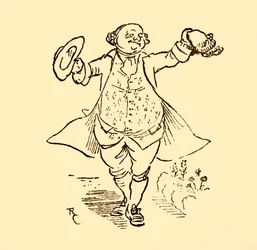 John Gilpins vriend leent hem een pruik en een hoed, 1878, ca. 1918