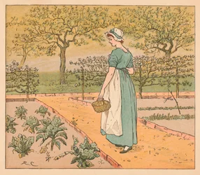 Dus ging ze de tuin in, c1885, 1934