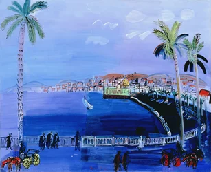 Baie des Anges, Nice, ca. 1926 (olieverf op doek)