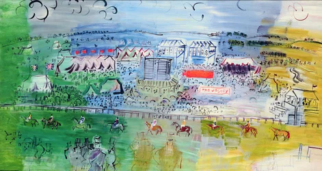 Epsom Races, ca. 1934 (olieverf op doek)