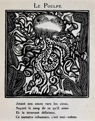 Le octopus - in "Le Bestiaire ou cortege d
