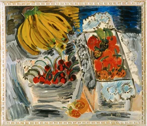 Stilleven met fruit (schilderij op doek)