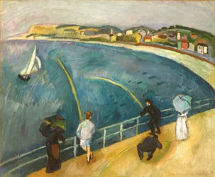 Het strand van Sainte-Adresse