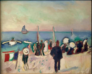 Het strand van Sainte-Adresse