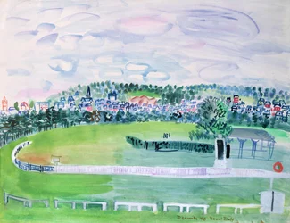 De renbaan van Deauville