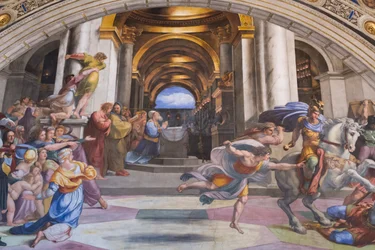 De verdrijving van Heliodorus uit de tempel, kamer van Heliodorus