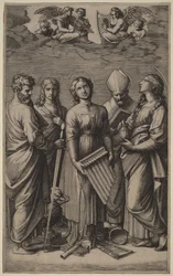 De heilige Cecilia