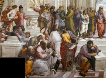 De School van Athene (detail)