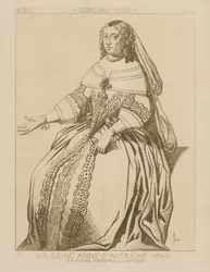 Koningin Anna van Oostenrijk, 1644