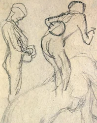 Naaktstudie, c. 1905