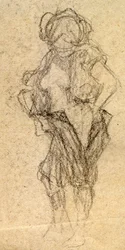 Naaktstudie, c. 1905