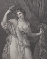 Lady Hamilton als de Komische Muze, Thalia, 1791