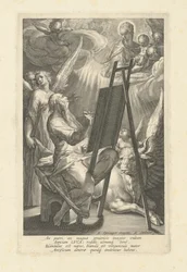 Sint Lucas Schildert de Maagd, 1580s