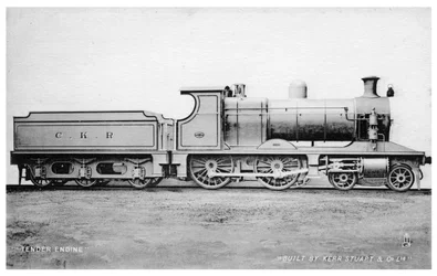 4-4-0 tenderlocomotief, stoomlocomotief gebouwd door Kerr, Stuart en Co, begin 20e eeuw