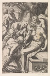 Bewening en graflegging van Christus