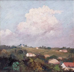 Landschap met wolken