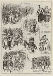 "Jack and the Beanstalk" in Drury Lane Theatre (gravure)