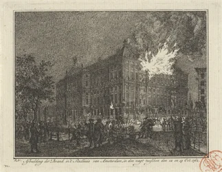 Brand in het stadhuis van Amsterdam, 1762