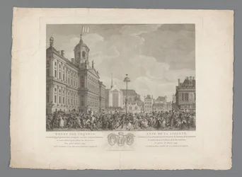 Feest der Vrijheid op de Dam te Amsterdam, 4 maart 1795