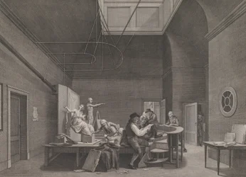 De Tekenacademie bij de Felix Meritis Society in Amsterdam, ca. 1800