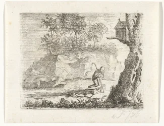 Biddende pelgrim