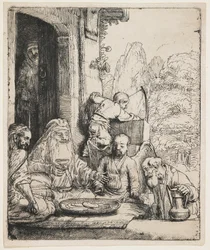 Abraham ontvangt de engelen