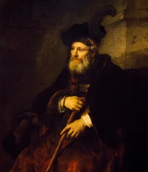 Portret van een oude man