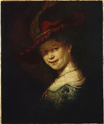 Saskia van Uylenburgh, Rembrandts vrouw met wie hij in 1634 trouwde (schilderij)