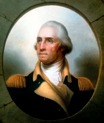 George Washington 1732-99, eerste president van de Verenigde Staten 1789-97