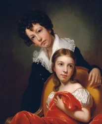 Michael Angelo en Emma Clara Peale, ca. 1826