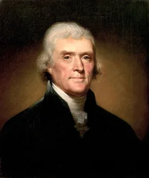 Portret van Thomas Jefferson