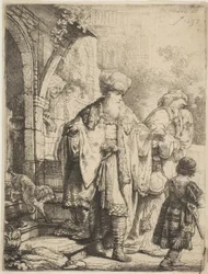Abraham verdrijft Hagar en Ismaël, 1637