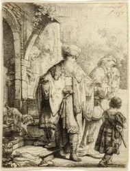 Abraham verdrijft Hagar en Ismaël