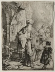 Abraham verdrijft Hagar en Ismaël, 1637