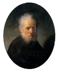 Bejaarde man met baard