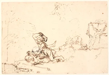 Kaïn doodt Abel
