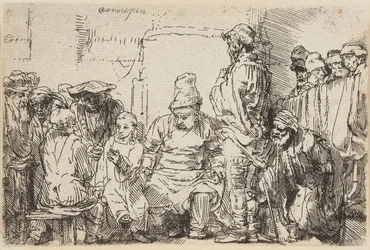 Christus in discussie met de schriftgeleerden