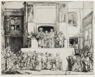 Christus gepresenteerd aan het volk (Ecce Homo)