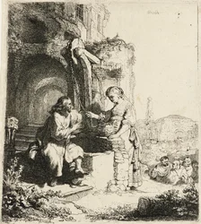 Christus en de Vrouw van Samaria tussen Ruïnes [Johannes 4:5-20], 1634