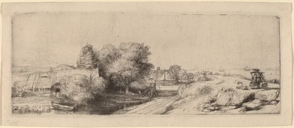 Landschap met een Melkboer