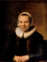 Portret van Baertje Martens, 1649