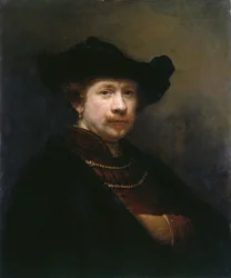 Zelfportret met Platte Pet