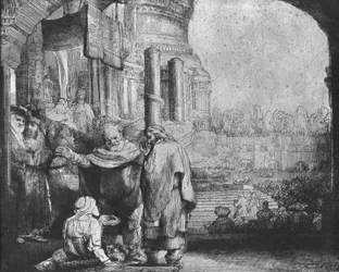 St. Peter en St. John bij de ingang van de Tempel, 1649