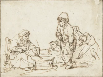 De Pannenkoekvrouw, ca. 1635