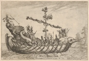 Peleus en Talamon, uit de serie Vaten van de Argonauten, voor de huwelijksviering