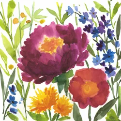 Kleurrijke bloementuin