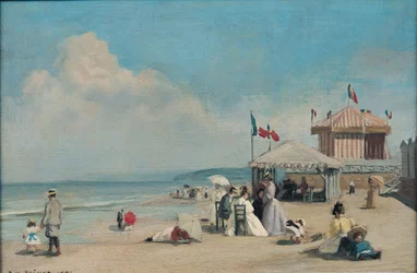 Het strand van Cabourg
